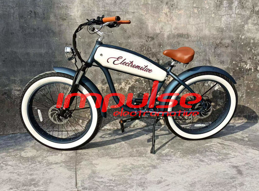 INTRODUCTORY SALE! Retro Style Classic 26" Cafe Cruiser with 750W Bafang motor